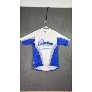 Cape Cod Triathlon Team Cycling Jersey Shirt Mens Medium Race Bike USA